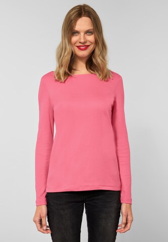 STREET ONE Shirt in Pink: Vorderseite