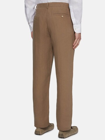 regular Pantaloni di Boggi Milano in marrone