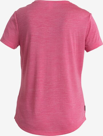 ICEBREAKER - Camiseta funcional 'Sphere II' en rosa