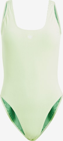 ADIDAS ORIGINALS Bralette Active Swimsuit 'Essentials' in Green: front