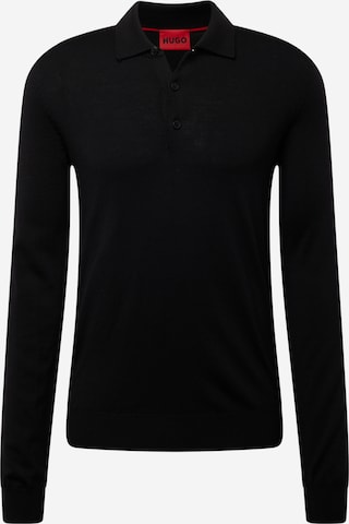 HUGO Sweater 'San Pepe' in Black: front