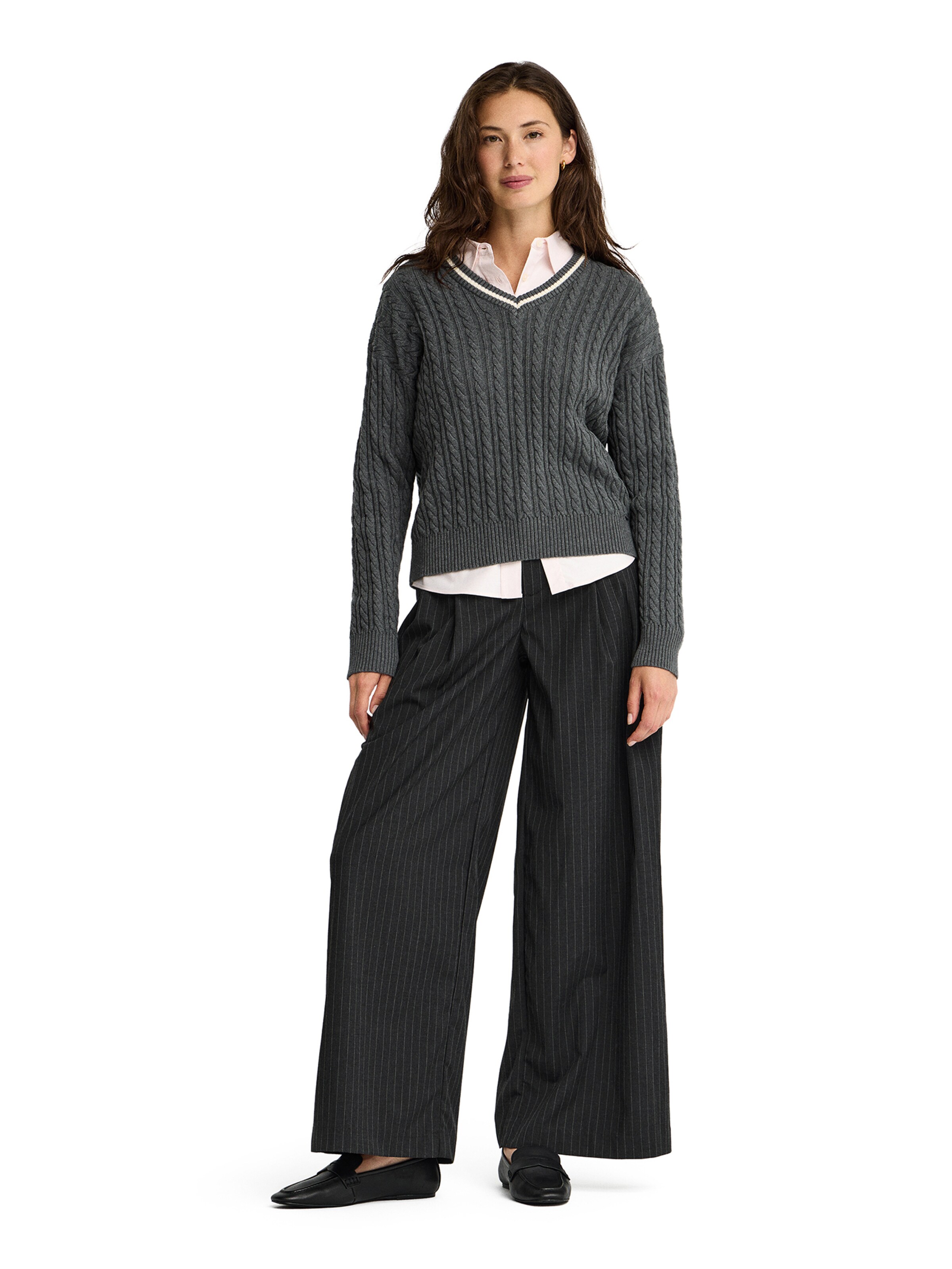 Polo Club Pullover in Grau