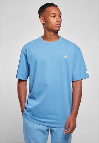 T-Shirt Starter Black Label en bleu : devant