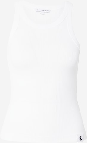 Calvin Klein Jeans - Top em branco: frente