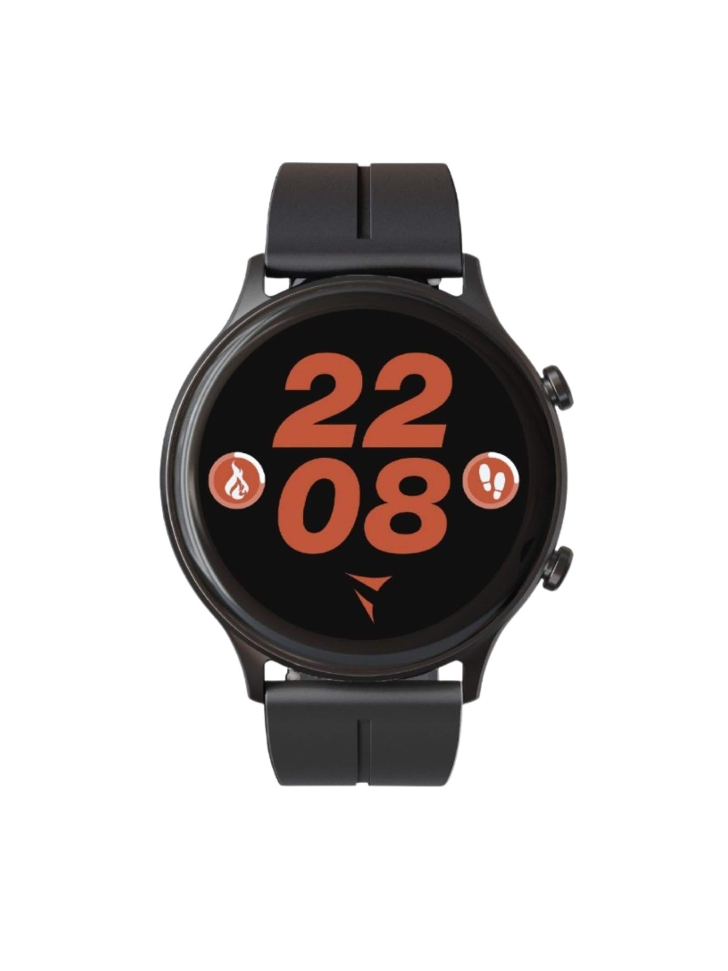 Techmade Digitaluhr 'Dynamic 2 Smartwatch - Bundle mit Kopfhörern'‌‌‌ in Schwarz