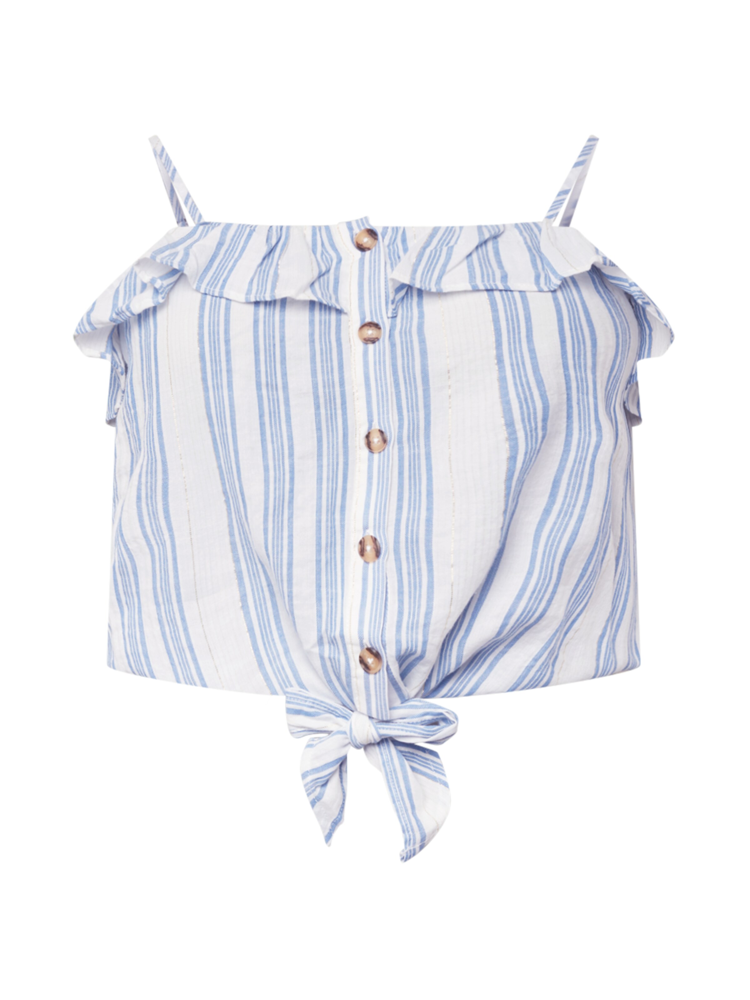 ABOUT YOU Curvy Top 'Lissi' in Blue: front