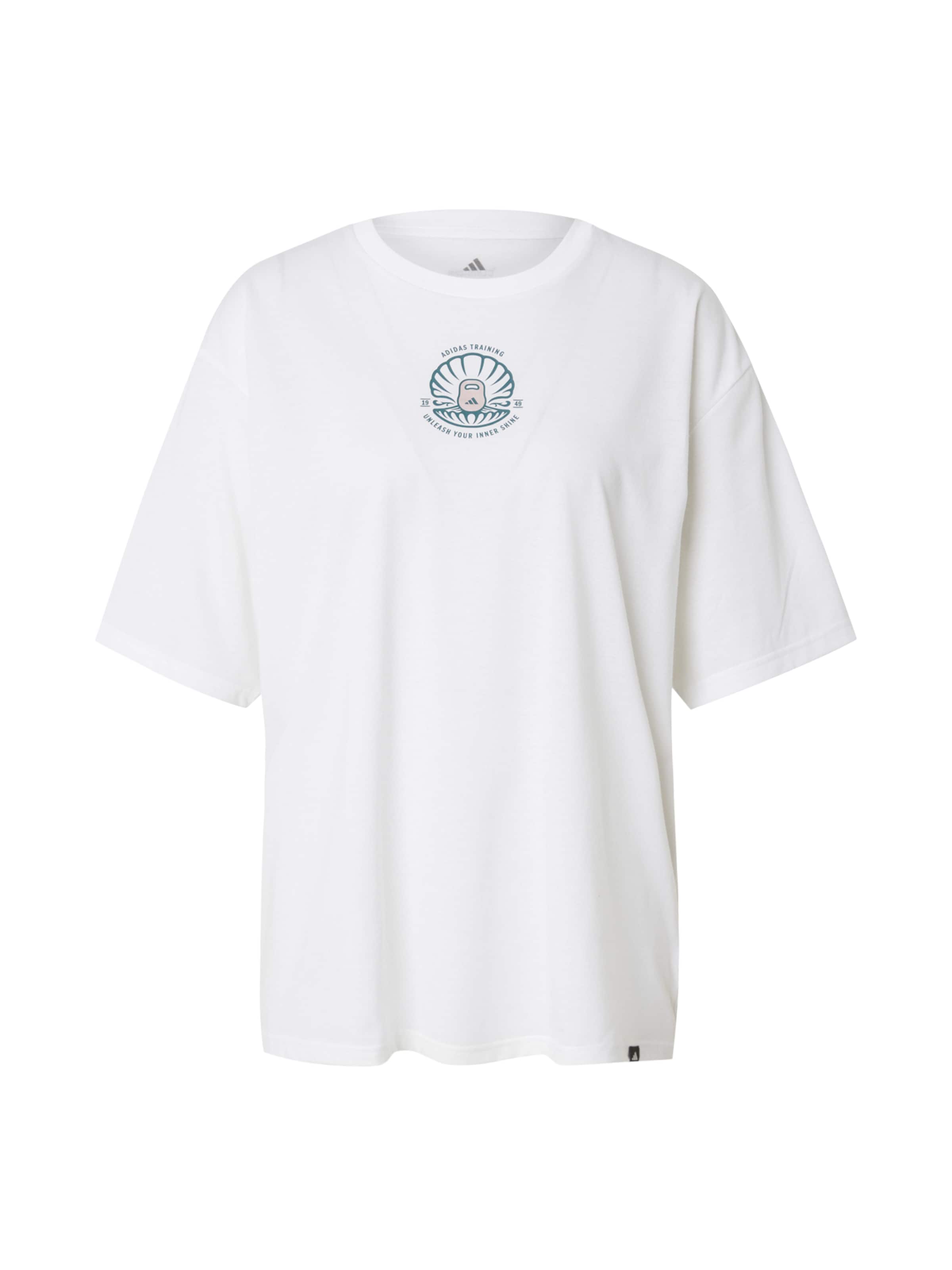 ADIDAS PERFORMANCETehnička sportska majica - bijela boja: prednji dio