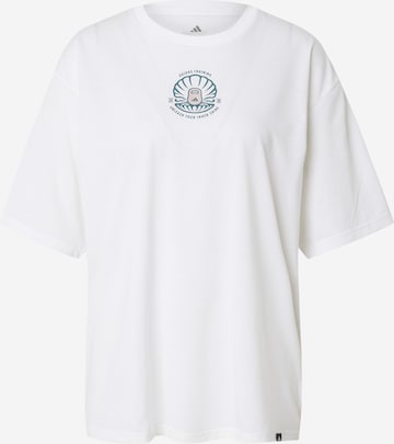 balta ADIDAS PERFORMANCE Sportiniai marškinėliai: priekis