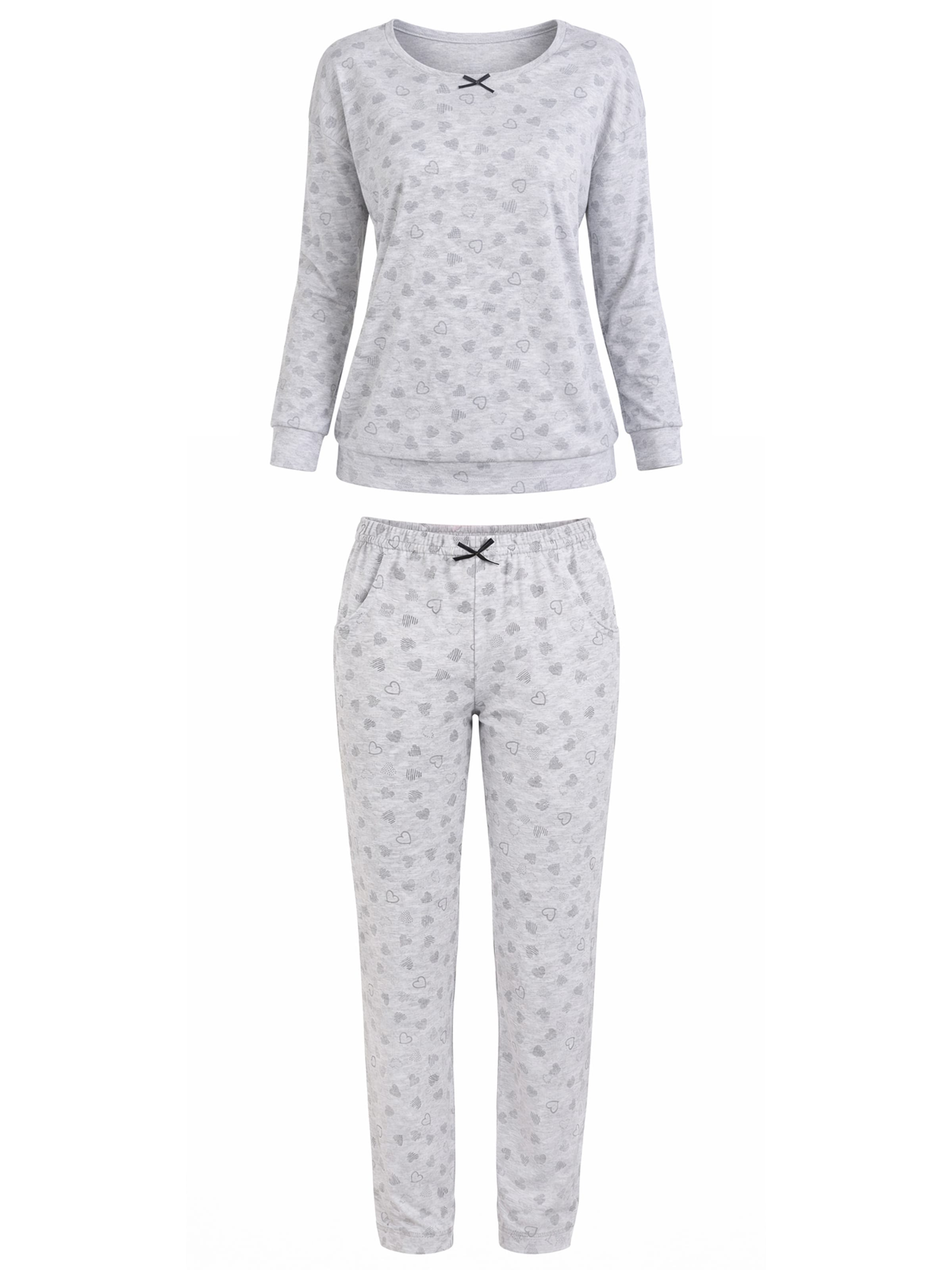 Vivisence Pyjama '2023' in Grijs: voorkant