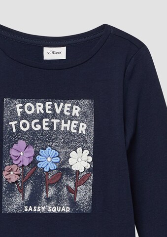 T-Shirt s.Oliver en bleu