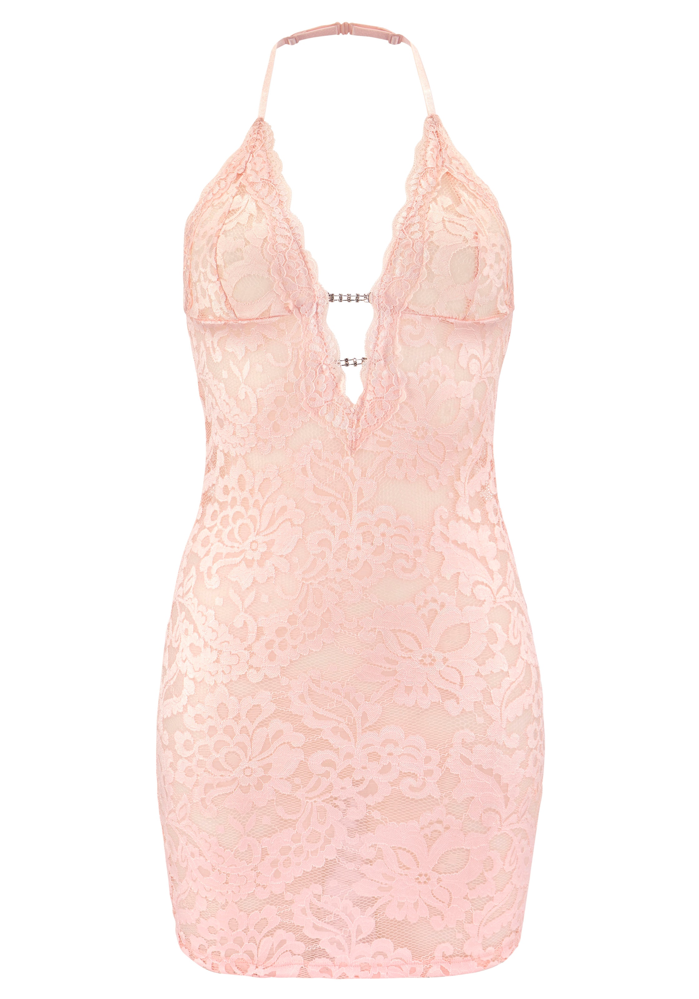 JETTE Negligee in Pink: front