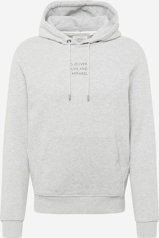 s.Oliver Sweatshirt in Grau: predná strana