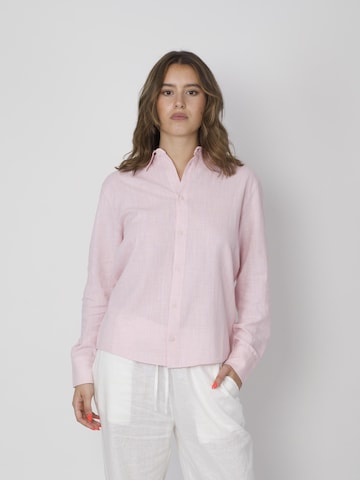 Camicia da donna di SHAMBLES in rosa: frontale