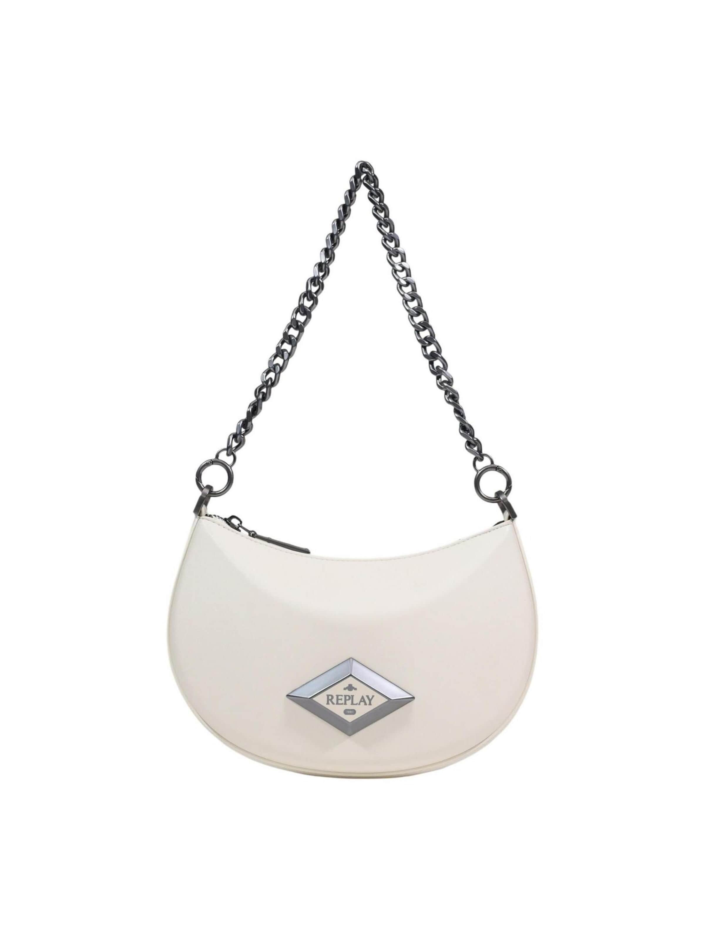 REPLAY Schoudertas 'FW3762.000.A0015G' in Wit: voorkant