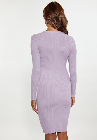 faina Knitted dress in Purple