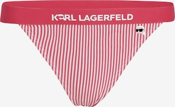 rožinė Karl Lagerfeld Moteriškos kelnaitės: priekis