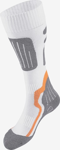 GO IN Athletic Socks in White: front