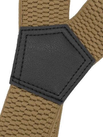 Fabio Farini Hosenträger 'X Form' in Beige