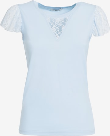 Influencer - Camiseta en azul: frente