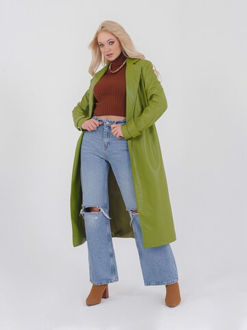 Manteau mi-saison ' Kristina ' FRESHLIONS en vert