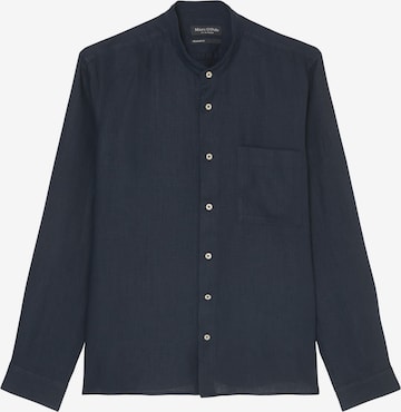 Marc O'Polo Regular fit Button Up Shirt 'aus reinem Leinen' in Blue: front