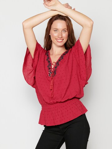 KOROSHI Bluse in Rot