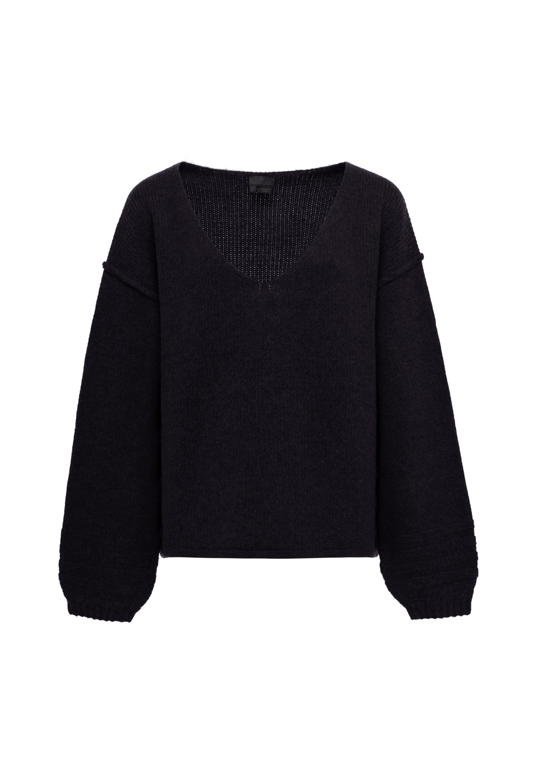 DreiMaster Klassik Sweater in Black: front