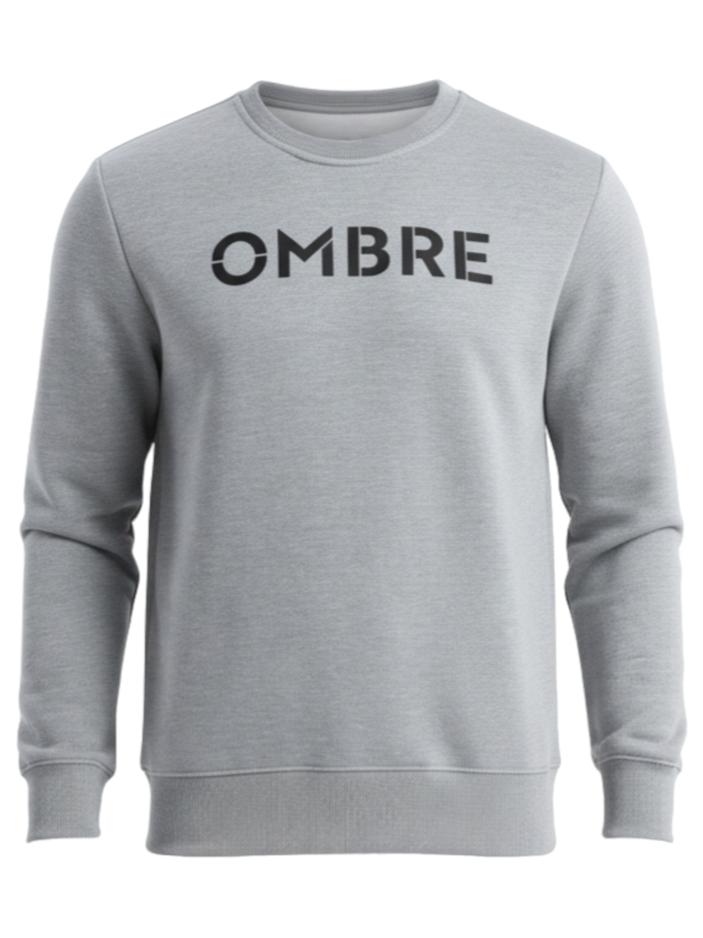 Ombre Sweatshirt 'OM-SSPS-0181' in Grijs: voorkant