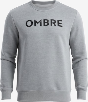Ombre Sweatshirt 'OM-SSPS-0181' in Grijs: voorkant