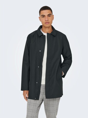 Only & Sons Mantel  'ONSHALL' in Schwarz: Vorderseite