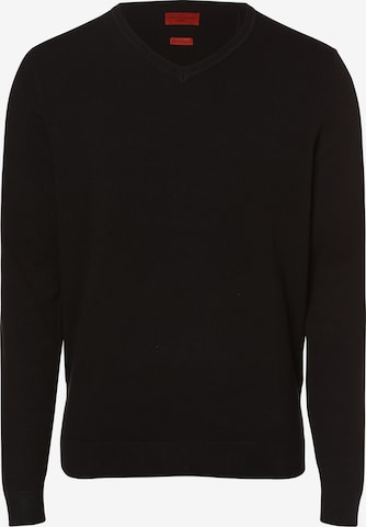 Pull-over Finshley & Harding en noir : devant