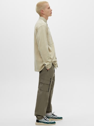 Loosefit Pantaloni cargo di Pull&Bear in verde