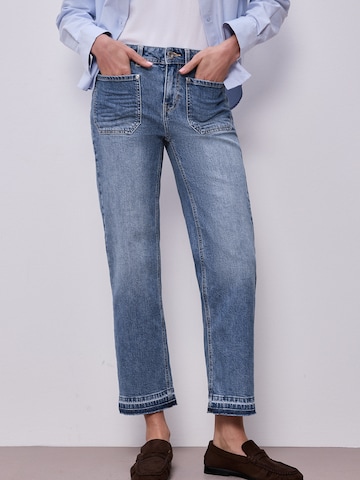 Regular Jean 'Amalia' STREET ONE en bleu : devant