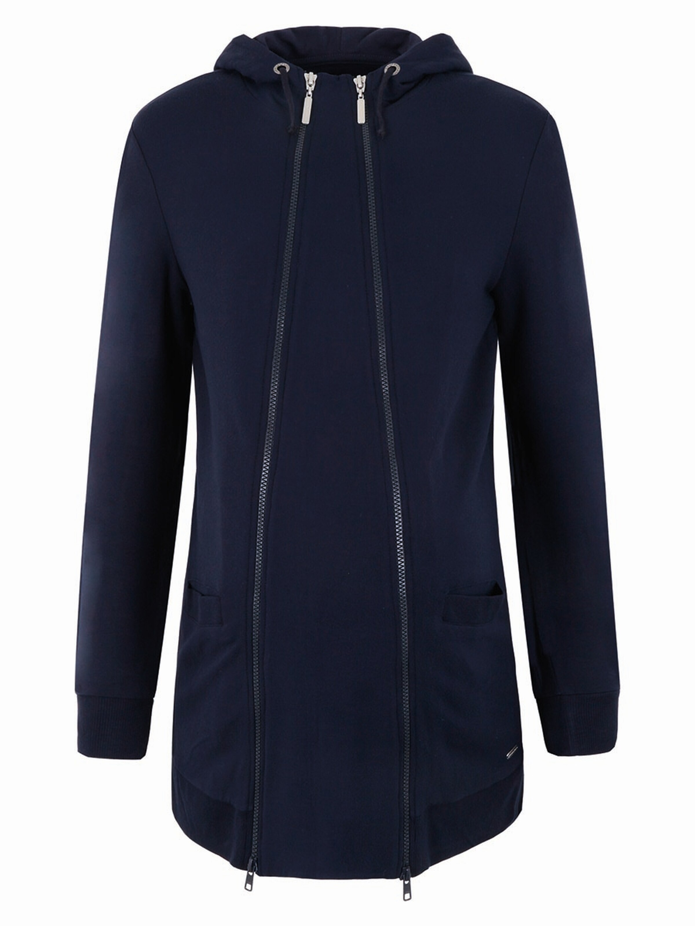 BELLYBUTTON Sweatshirt 'Sweatjacke mit Kapuze' in Blue: front