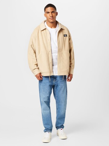 Calvin Klein Jeans Between-Season Jacket in Beige