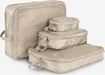 normani Waschtasche 'Nuqui' in Beige: Vorderseite