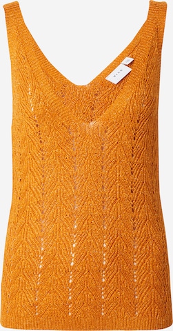 VILA Knitted Top 'VIFOLIA' in Orange: front