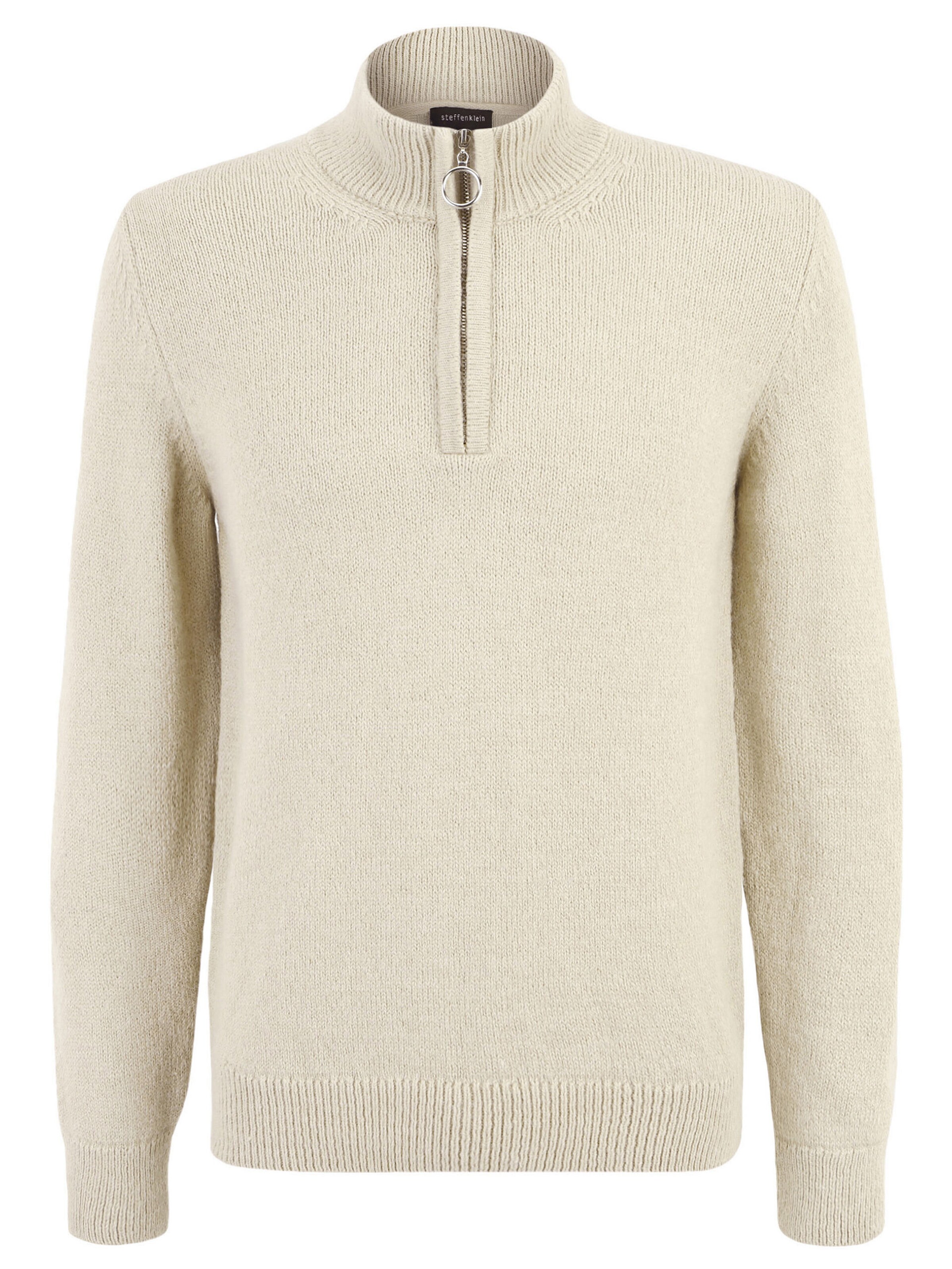 Steffen Klein Pullover in Weiß: Vorderseite