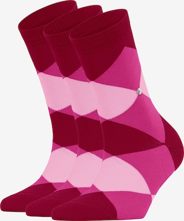 Chaussettes BURLINGTON en rose : devant