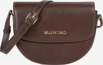 VALENTINO - Mala de ombro 'Rossy' em castanho: frente