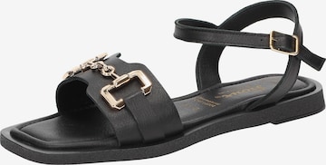 SIOUX Sandals 'Molsirka-704' in Black: front