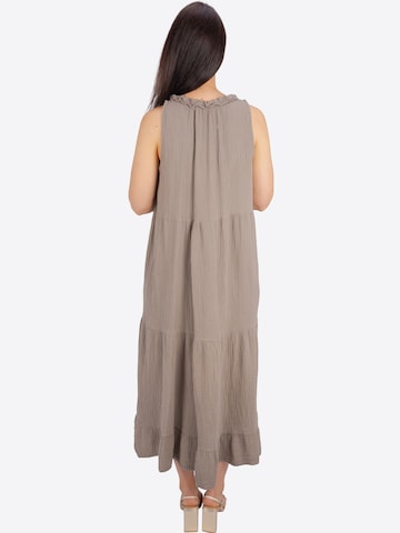 Robe d’été 'Viola' Seasons of April en marron