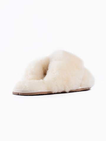 Gooce Huisschoenen 'Furry' in Wit