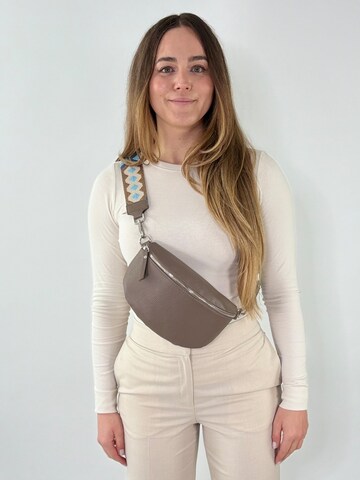 lePelou Fanny Pack 'JUNA medium' in Grey