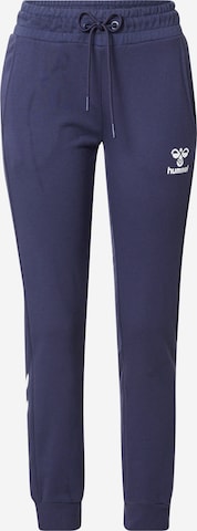 Pantaloni sport 'NONI' de la Hummel pe albastru: față
