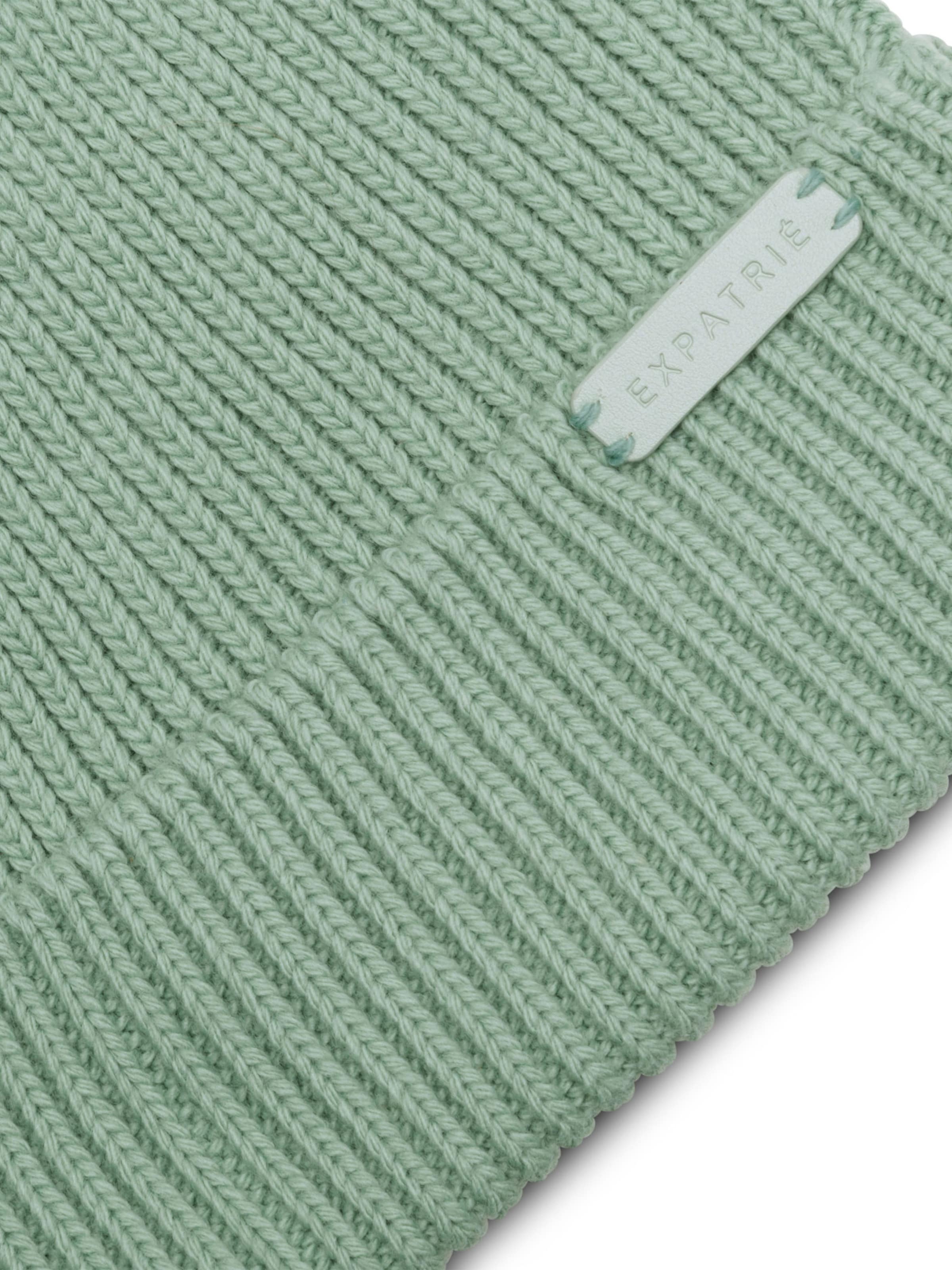 žalia Expatrié Megzta kepurė 'Luna'