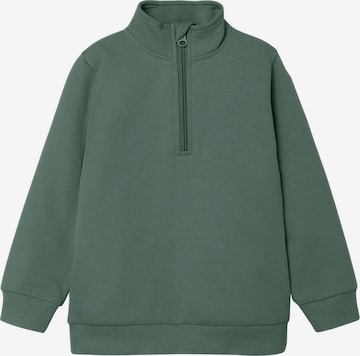 NAME IT Sweatshirt 'Venrik' i grønn: forside
