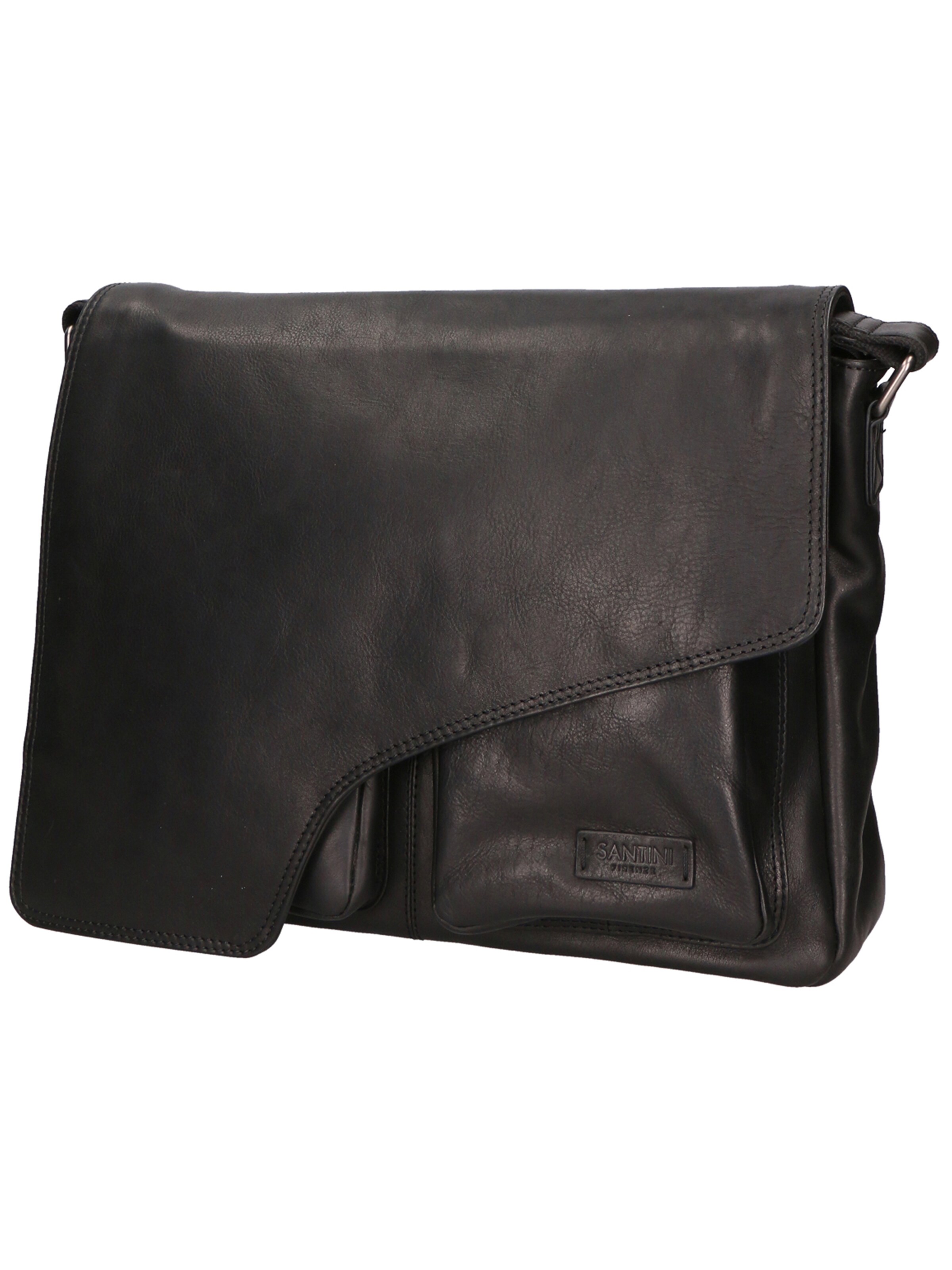 Santini Firenze Umhängetasche in Schwarz