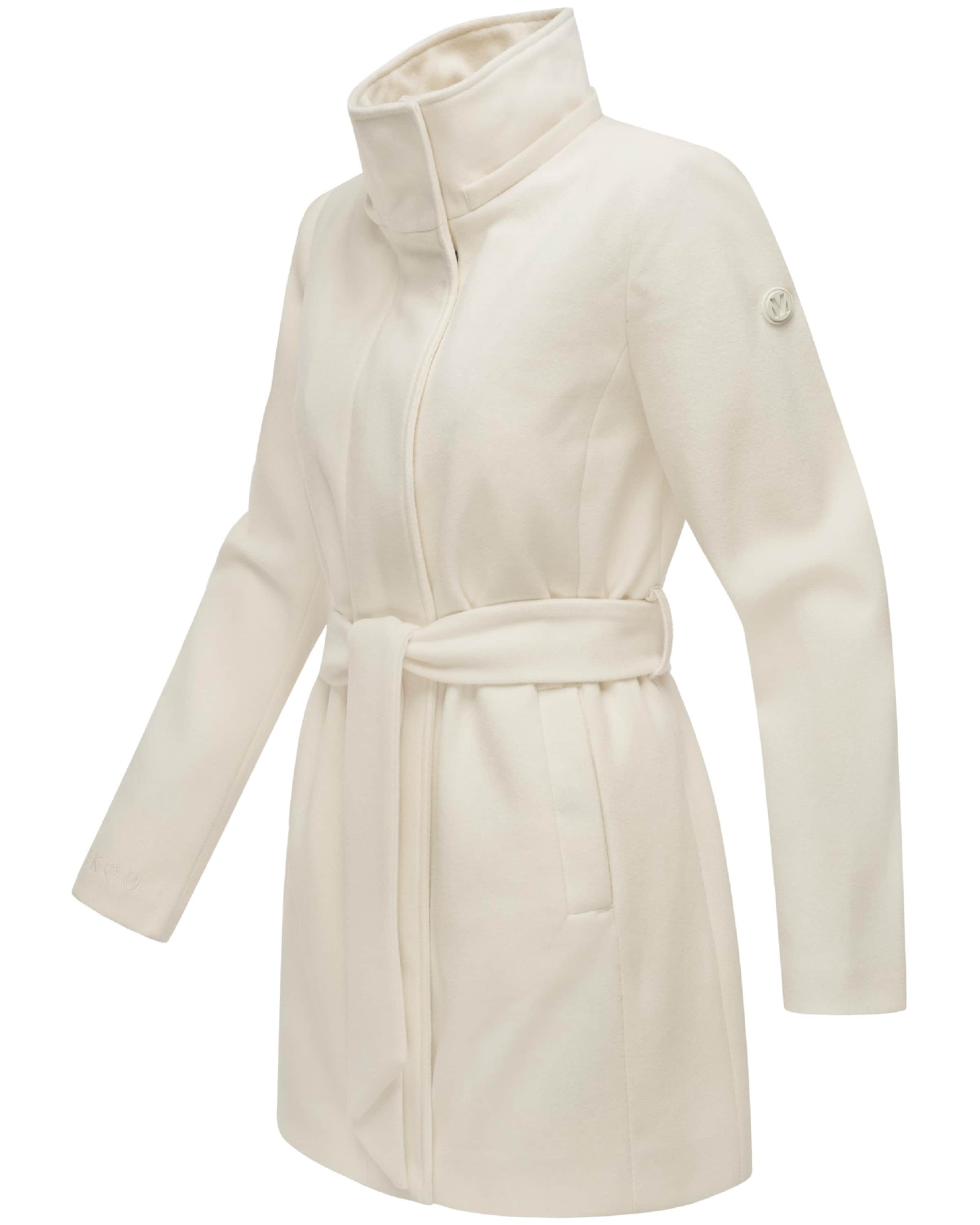 MARIKOO Демисезонное пальто 'Katalinaa 16' в Белый