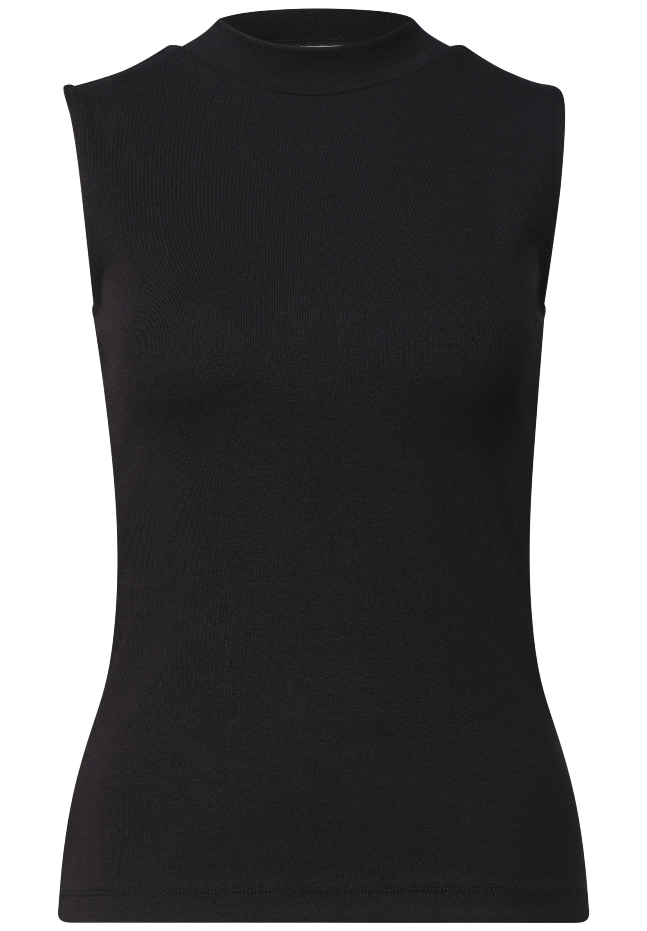 Street One Studio Top in Black: front